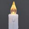 6 White Gold 10" LED Taper Candles Lights Candle Holders Wedding Centerpieces